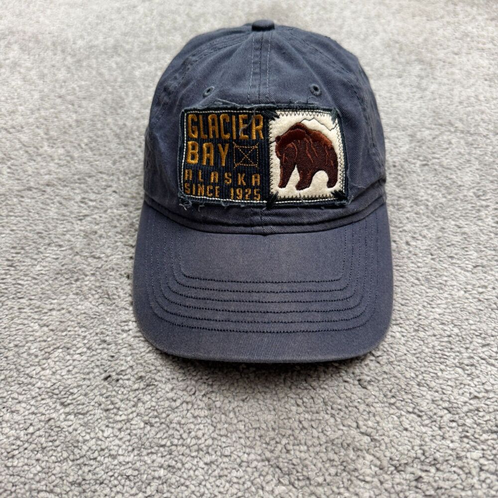 Ouray Sportswear Glacier Bay Alaska Since 1925 Bear Patch Hat Cap Adjustable Fit